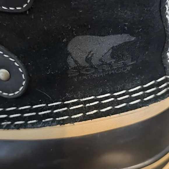 Sorel Joan Of Arctic Black Faux Fur Insulated Waterproof Winter Boots - Picture 6 of 12